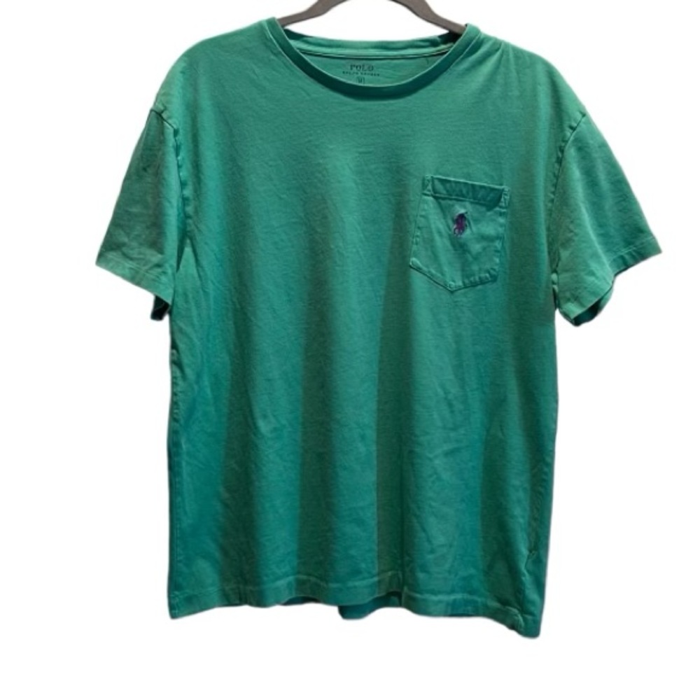 Men’s Kelly Green Ralph Lauren Polo Short Sleeve T-Shirt Size M